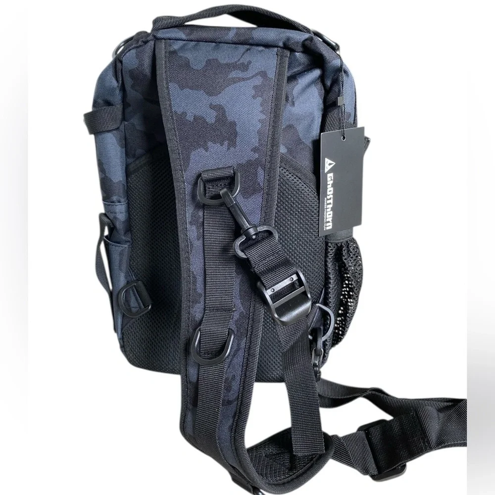Ghosthorn New Black Camouflage Tactical Fishing Waterproof Lightweight Backpack